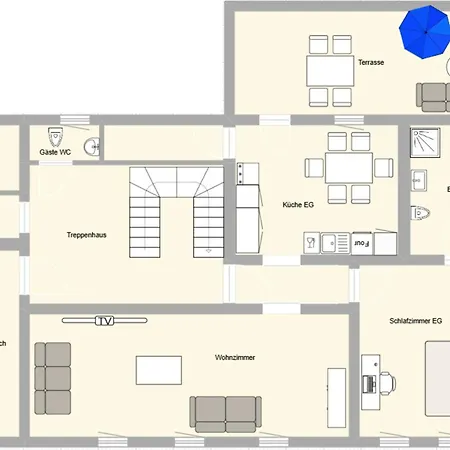 Prázdninový dům Familien-idyll Bibertalblick *